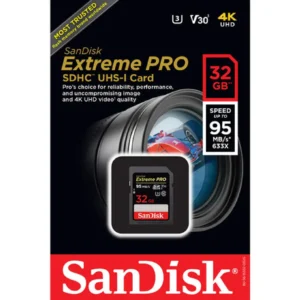 Memoria SanDisk Extreme PRO SDXC UHS-I V30 U3 Clase 10 | 32GB / 64GB / 128GB