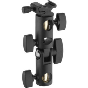 Adaptador de Montura Impact con Zapata Ajustable | Soporte Universal Fotográfico
