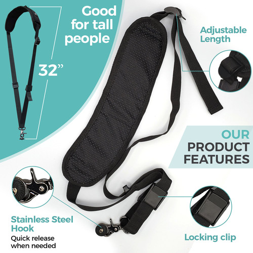 Correa Strap Hiiguy para Cámara 32” Negra (OPEN BOX) | Correa Ajustable Fotográfica - Imagen 2