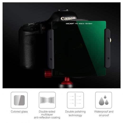 Filtro Cuadrado K&F Concept ND8 100x100mm Full Color | KF01.1145 - Imagen 3