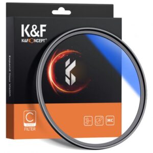 Filtro K&F Concept UV Protector Blue Coat HMC | 49mm / 52mm / 55mm / 58mm / 67mm / 72mm / 77mm / 82mm