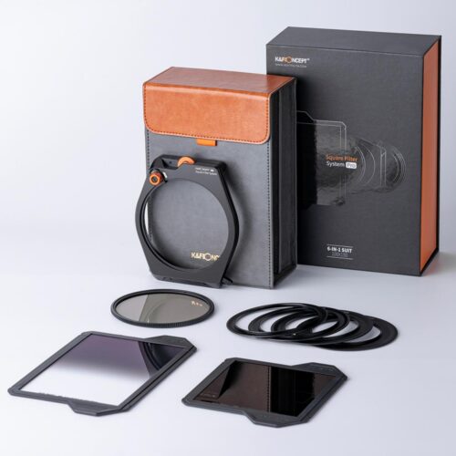 Kit Portafiltros K&F Concept Pro System 6 en 1 + CPL + ND1000 + ND8 Gradual - Imagen 2