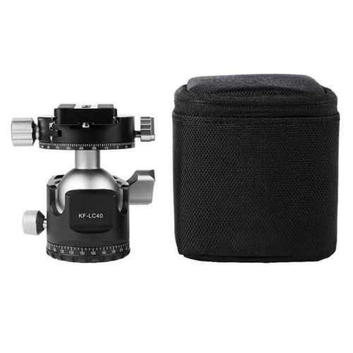Cabezal K&F Concept 40mm Alta Capacidad KF31.019 | Cabezal Profesional para Trípode