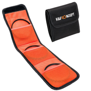 Estuche Porta Filtros K&F Concept  KF13.001 | Compatible hasta Ø82mm