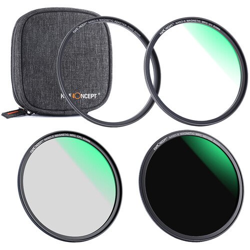 Filtro Kit Magnético 3 en 1 K&F Concept UV + CPL + ND1000 Nano-X
