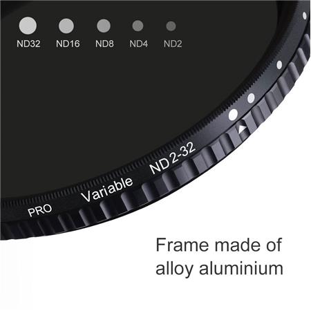 Filtro K&F Concept ND Variable ND2-32 Nano-X PRO | 49mm / 86mm - Imagen 3